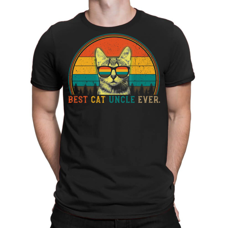 Best Cat Uncle Ever Funny Cat Daddy Father's Day Gift T-shirt | Artistshot