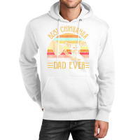 Best Chihuahua Dad Ever Retro Vintage Sunset Unisex Hoodie | Artistshot