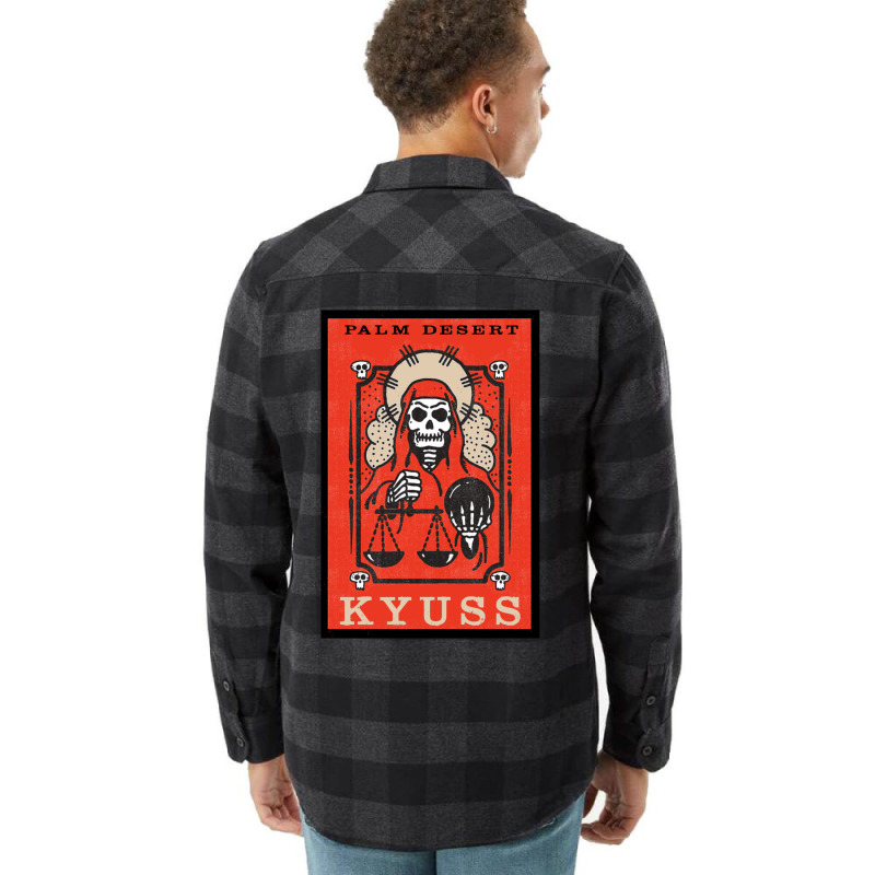 Kyuss   Vintage Print Life And Death Music Poster Flannel Shirt by mauschruonan2 | Artistshot