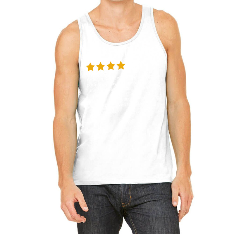 Funny Boyfriend Review 4 Star Rating Boyfriend Tank Top | Artistshot