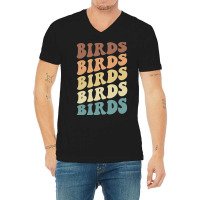 Birds V-neck Tee | Artistshot