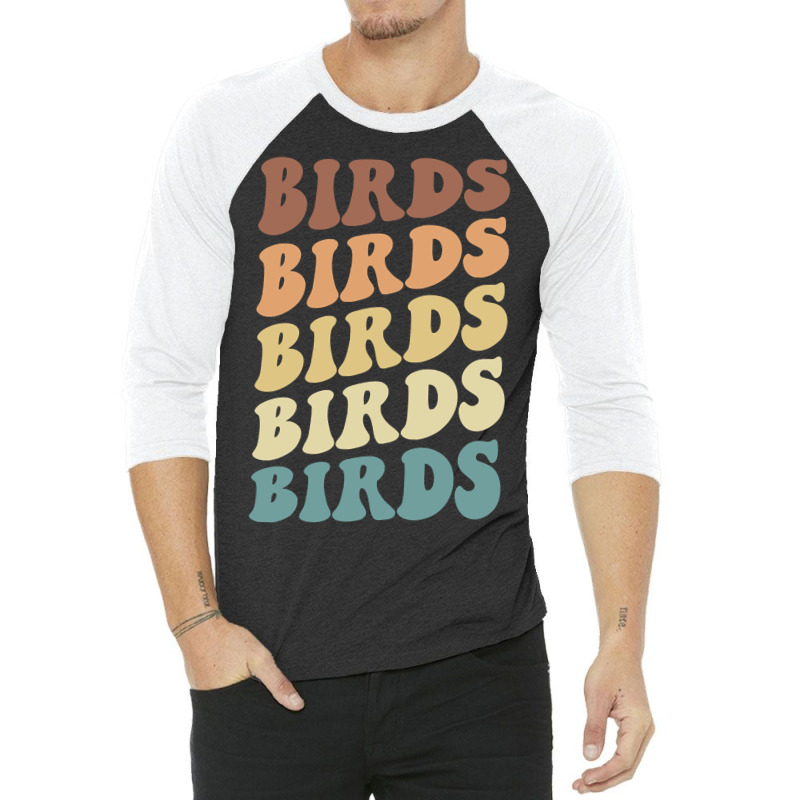 Birds 3/4 Sleeve Shirt | Artistshot