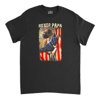 Boxer Papa American Flag Hand Pride Classic T-shirt | Artistshot