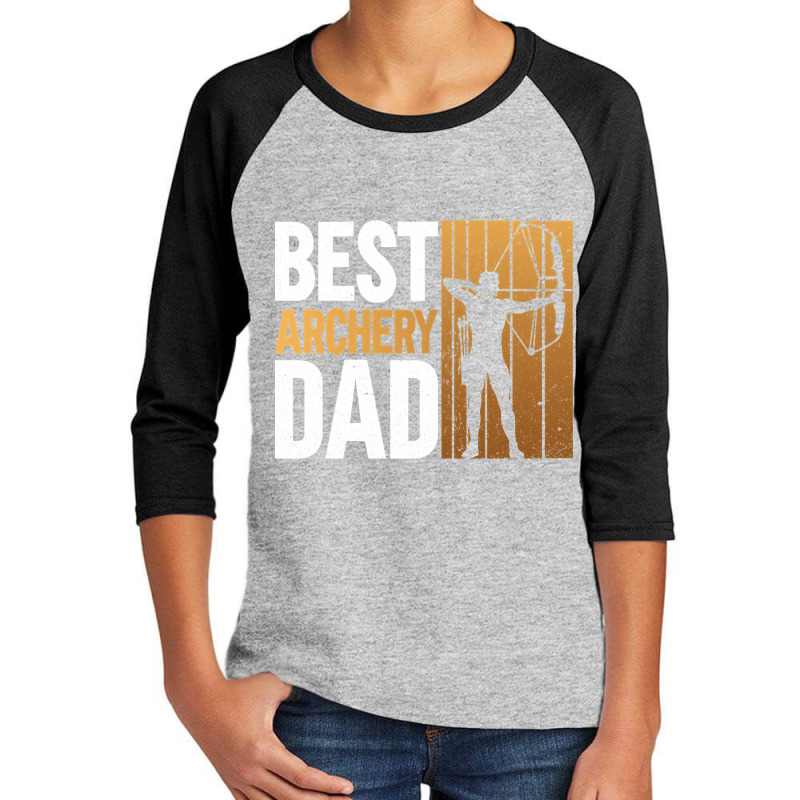 Best Archery Dad - Archery Bow Archer Youth 3/4 Sleeve by MadonnaDaum45 | Artistshot