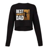 Best Archery Dad - Archery Bow Archer Cropped Sweater | Artistshot