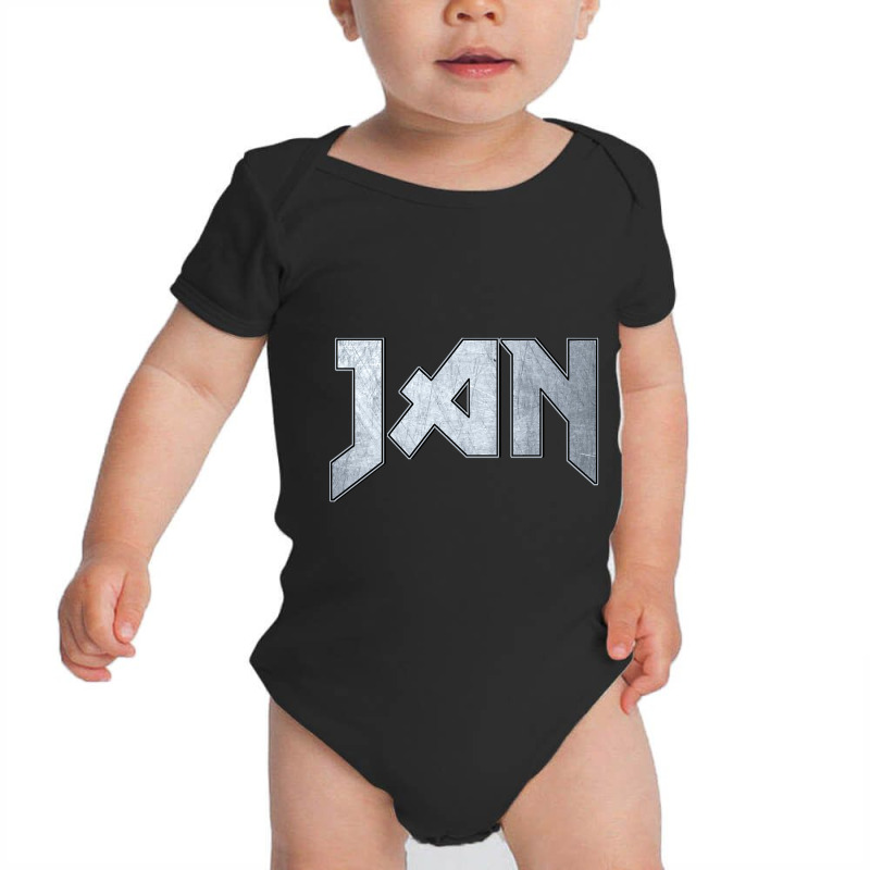 Heavy Metal Jan Baby Bodysuit by damagegerms19 | Artistshot