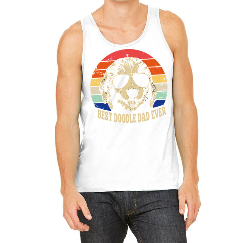 Best Doodle Dad Ever Vintage Retro Tank Top | Artistshot