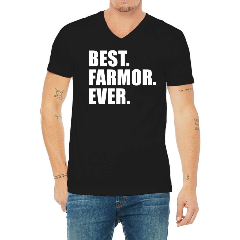 Best Farmor Ever Swedish Grandmother V-neck Tee | Artistshot