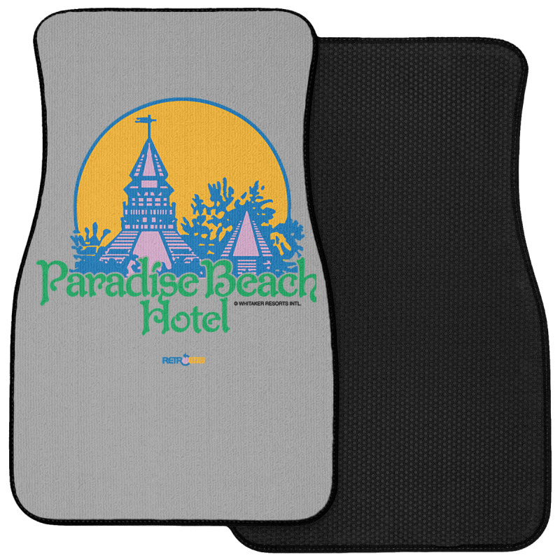 Paradise Beach Hotel   Thunder In Paradise Front Car Mat | Artistshot