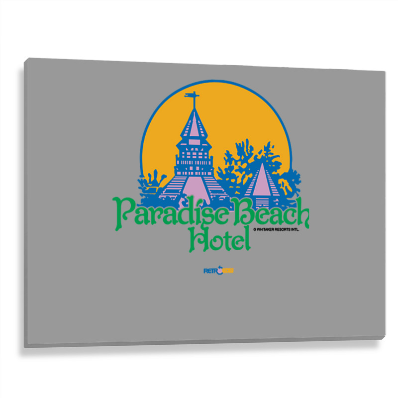 Paradise Beach Hotel   Thunder In Paradise Metal Print Horizontal | Artistshot