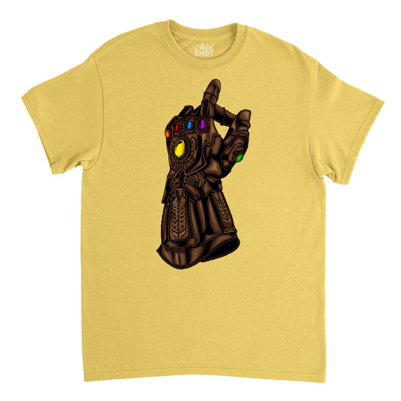 Infinity Gauntlet Snap! (infinity War Reference) Classic T-shirt by mashakreejaw | Artistshot