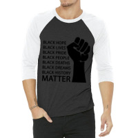 Black Lives Matter 3/4 Sleeve Shirt | Artistshot