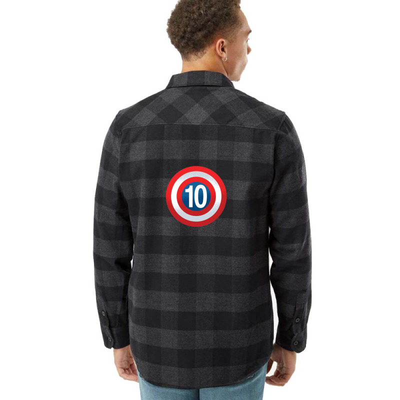 Superhero  10th Birthday 10 Years Old  Kids Gift Flannel Shirt by OmarFerrerRios | Artistshot