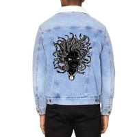 Black Medusa 2 Unisex Sherpa-lined Denim Jacket | Artistshot