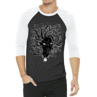 Black Medusa 2 3/4 Sleeve Shirt | Artistshot