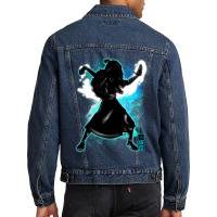 Cosmic Water Bending Men Denim Jacket | Artistshot