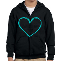 Trending Dissociative Identity Disorder Warrior Heart Support Youth Zipper Hoodie | Artistshot