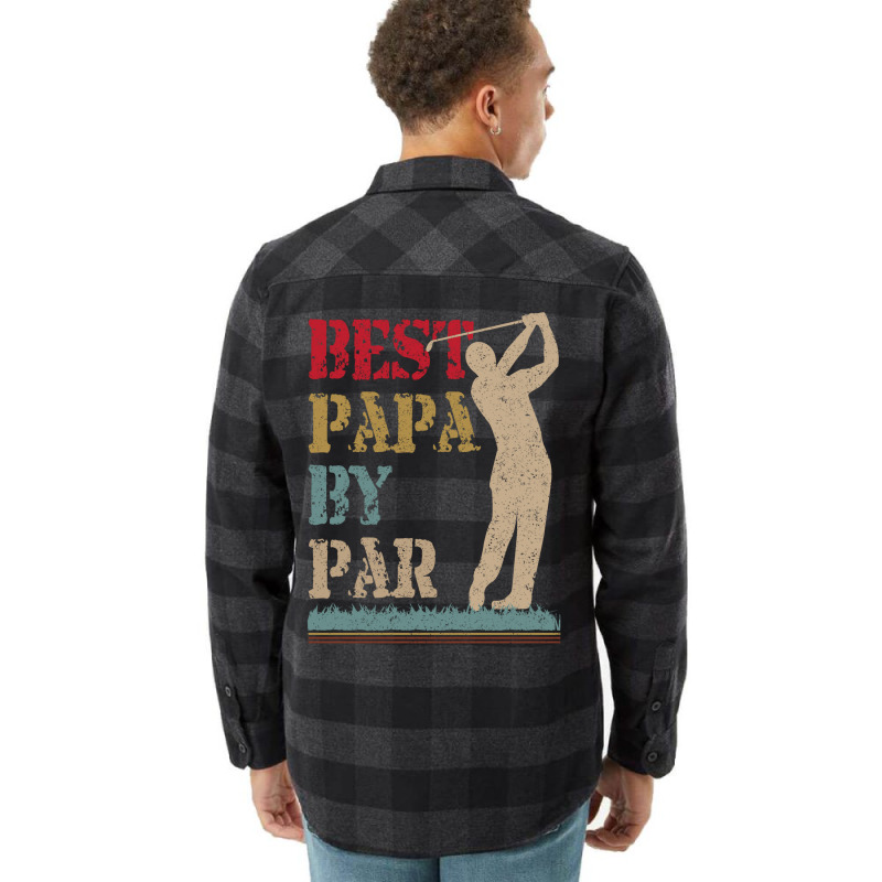 Best Papa By Par Golf T Shirt Flannel Shirt | Artistshot