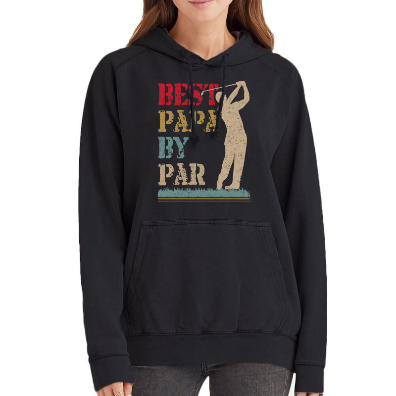 Best Papa By Par Golf T Shirt Vintage Hoodie | Artistshot