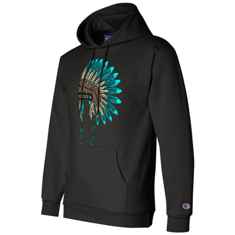 Trending Native American Indian Headdress Costume Jewelry Decor Champion Hoodie | Artistshot