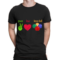 Peace Love Bocce Ball T-shirt | Artistshot