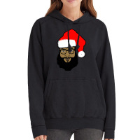 Black Santa Vintage Hoodie | Artistshot