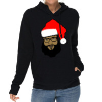 Black Santa Lightweight Hoodie | Artistshot