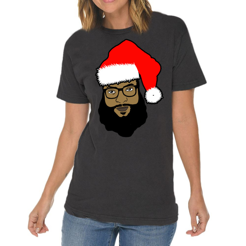 Black Santa Vintage T-shirt | Artistshot