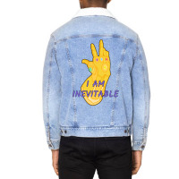 Thanos   I Am Inevitable Unisex Sherpa-lined Denim Jacket | Artistshot