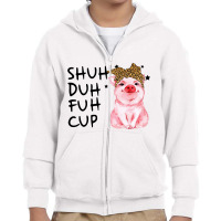 Pig  Cute Pig Farm Animal Youth Zipper Hoodie | Artistshot