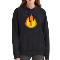 Superhero Letter I Fire Insignia Vintage Hoodie | Artistshot