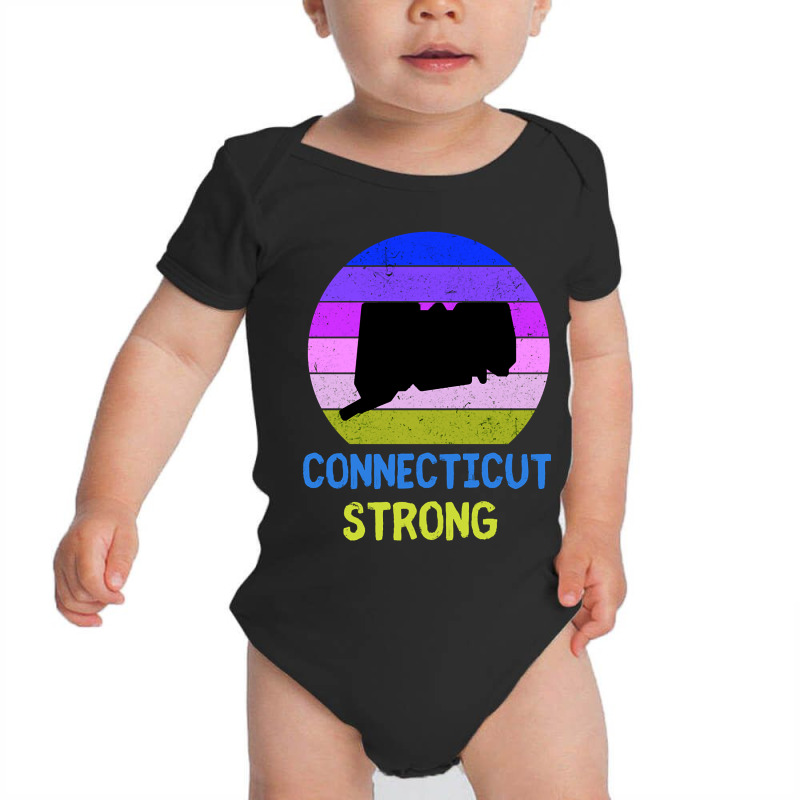 Connecticut Strong-bx0jk Baby Bodysuit by kayakbetween30 | Artistshot