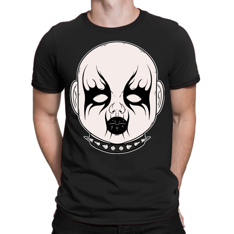 Black Metal Doll Head 2 T-shirt | Artistshot