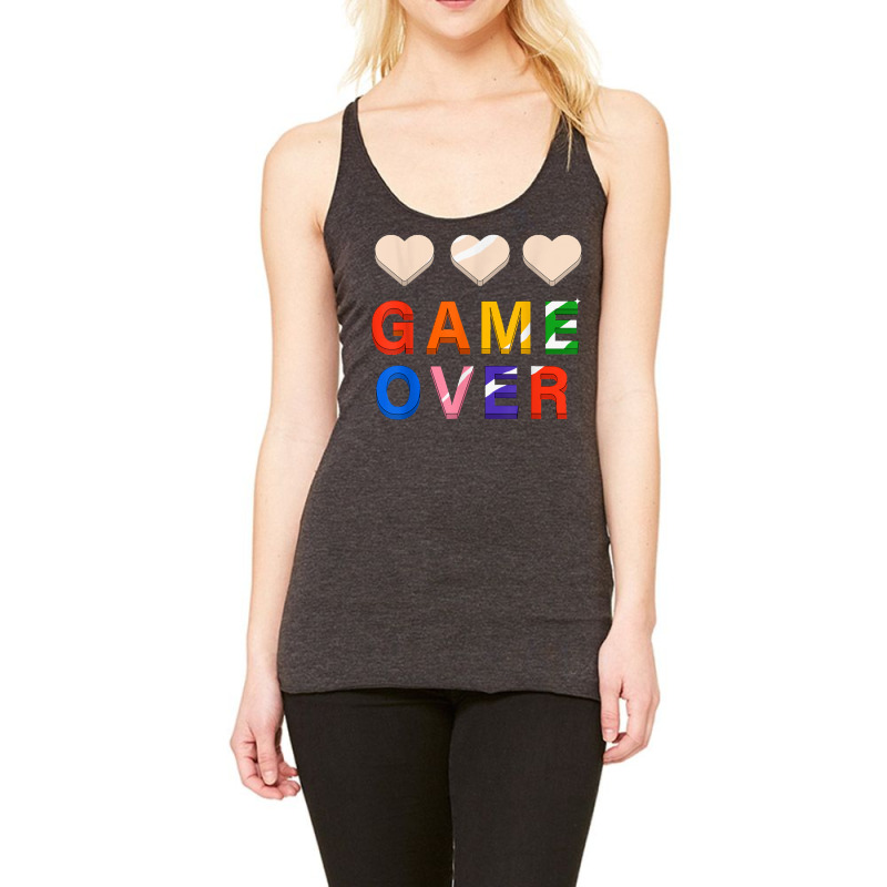 Game Over Vintage Retro Video Games Gaming Gift Arcade T Shirt 1356 Racerback Tank by akmadfahafd | Artistshot