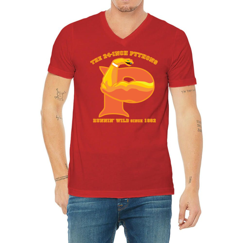 The 24 Inch Pythons V-Neck Tee by zealotperkkao | Artistshot