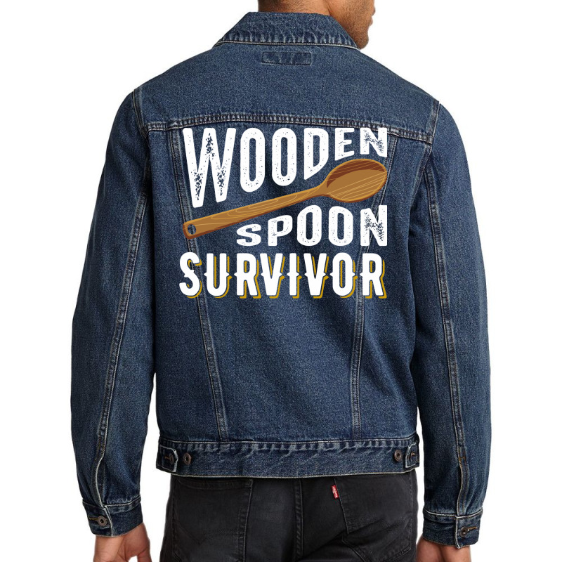 Best Wooden Spoon Survivor Ever Men Denim Jacket | Artistshot