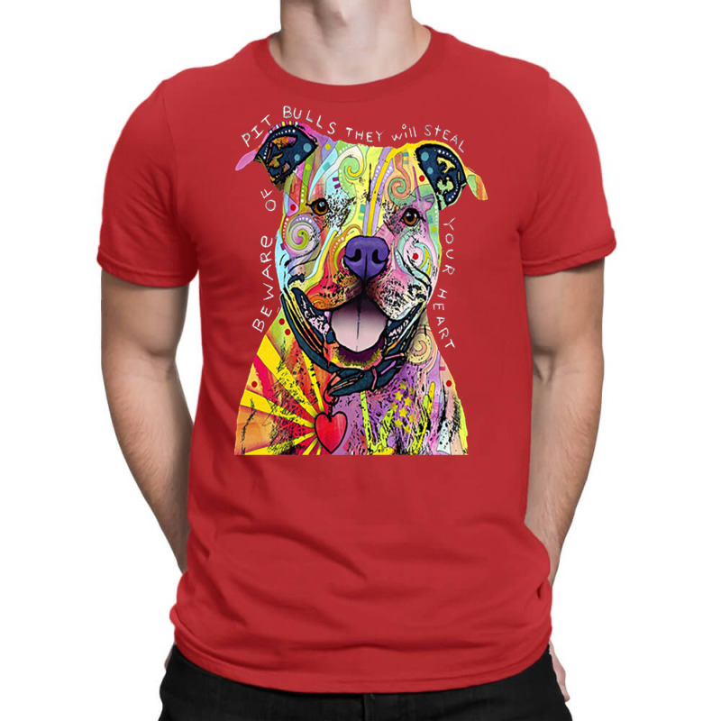 Beware Of Pit Bulls They  Will Steal Your Heart T-shirt | Artistshot