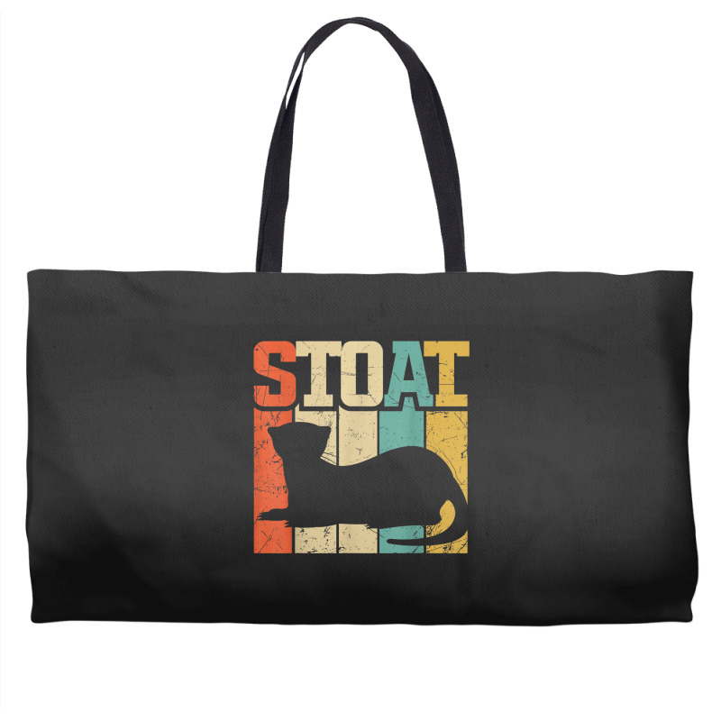 Vintage Stoat Short-tailed Weasel Ermine Weekender Totes | Artistshot