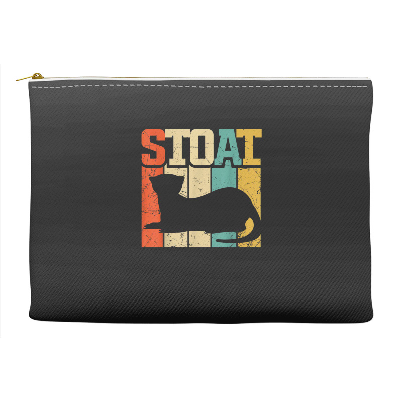 Vintage Stoat Short-tailed Weasel Ermine Accessory Pouches | Artistshot