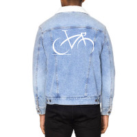 Bicycle Lover Unisex Sherpa-lined Denim Jacket | Artistshot