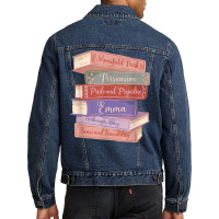 Literacy Austen Novels Romance Books Literary Jane Austen T Shirt Men Denim Jacket | Artistshot