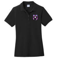 Cat Ear Headsets Headphones Kitty Ladies Polo Shirt | Artistshot