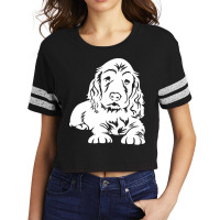 Cocker T  Shirt Cute Cocker Spaniel Gift T  Shirt Scorecard Crop Tee | Artistshot