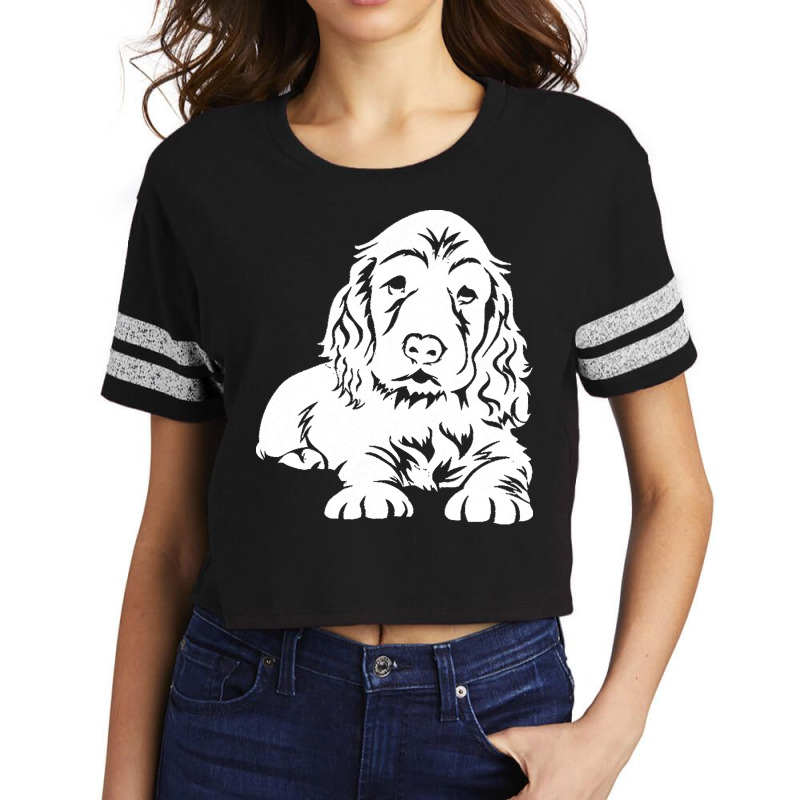 Cocker T  Shirt Cute Cocker Spaniel Gift T  Shirt Scorecard Crop Tee by oritchie954 | Artistshot