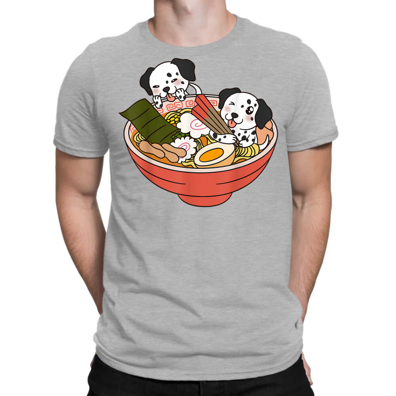 Funny Dalmatian Dog Ramen T-Shirt by robeijopicar | Artistshot