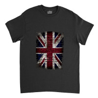 Grunge Uk Flag, Great Britain, Punk Style Distressed Wall Classic   Co Classic T-shirt | Artistshot