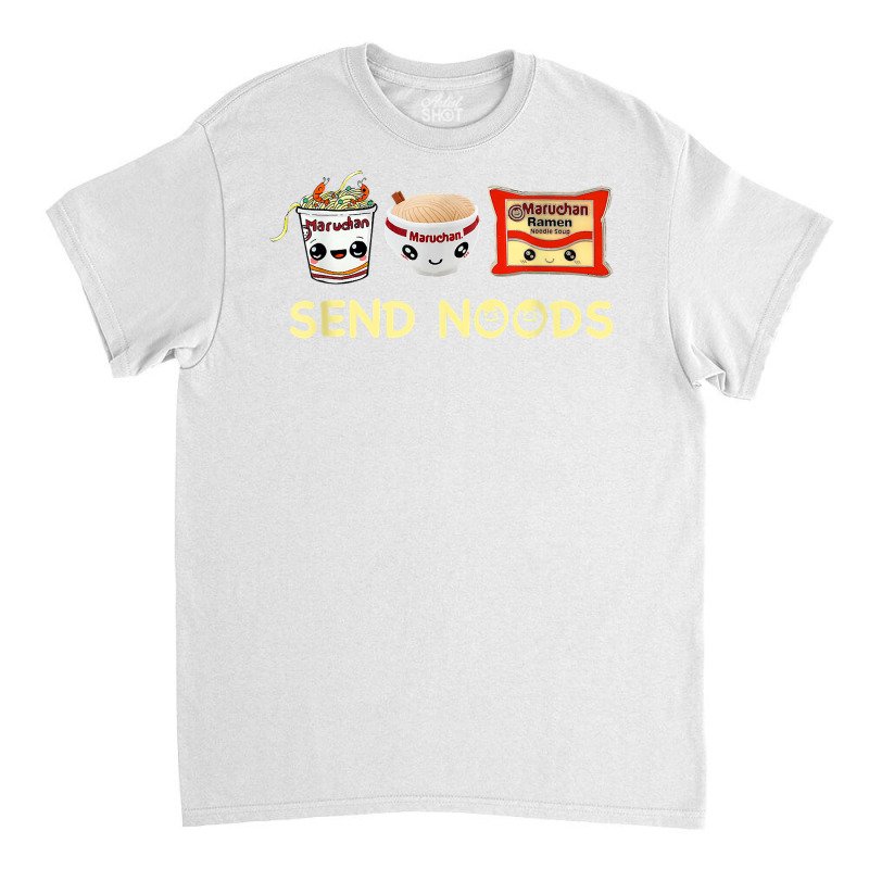 Funny Food Ramen Noodle Japanese Send Noods Bowl Chopsticks Classic T-shirt by robeijopicar | Artistshot