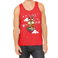 Funny Fox Eating Ramen Cute Japanese Vixen Noodles Tank Top | Artistshot