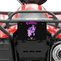 Coroner  Mental Vortex 1 Atv License Plate | Artistshot