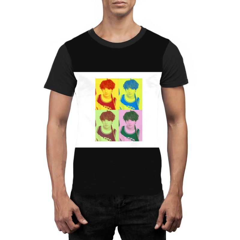 Jungkook Pop Art Graphic T-shirt | Artistshot